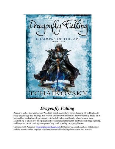 Adrian Tchaikovsky: Dragonfly Falling (2009, Tor UK)